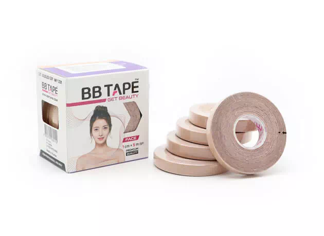 BB tape na obličej 1cm x 5m - 5 rolek