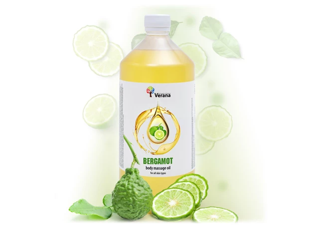 Bergamot rostlinný masážní olej 1000ml