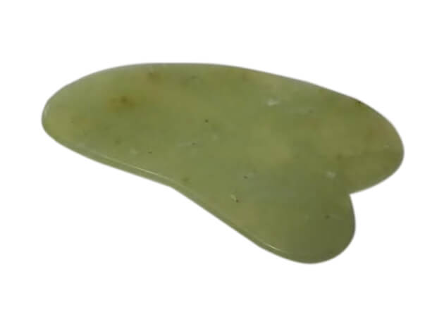 Gua sha škrabka srdíčko - jadeit