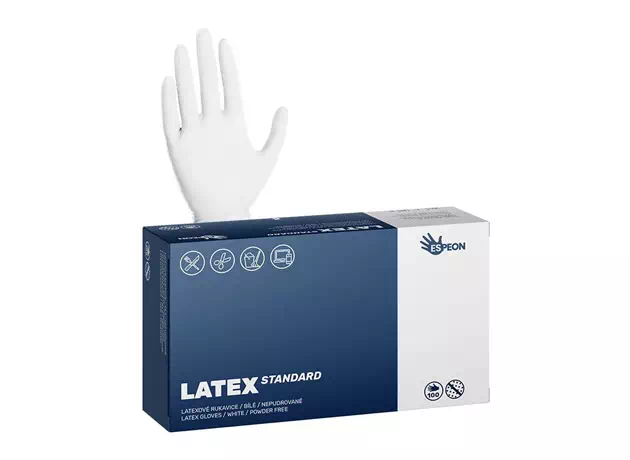 Latexové rukavice LATEX STANDARD 100ks