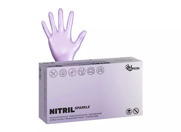 Nitrilové rukavice NITRIL SPARKLE 100ks